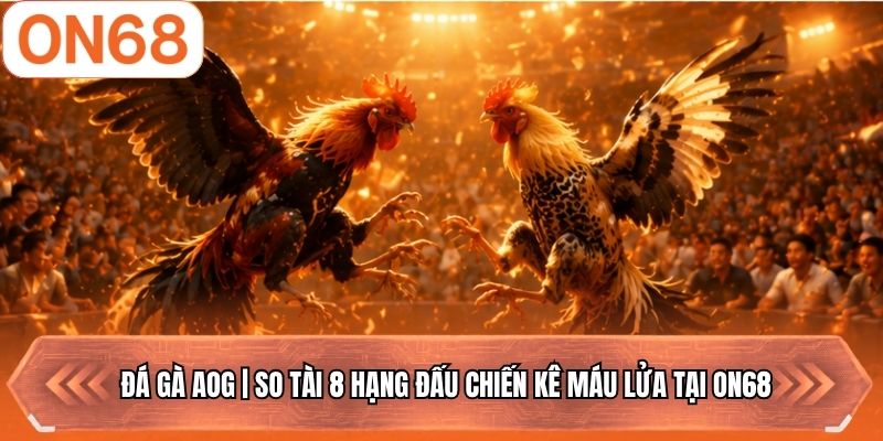 Đá Gà AOG | So Tài 8 Hạng Đấu Chiến Kê Máu Lửa Tại ON68