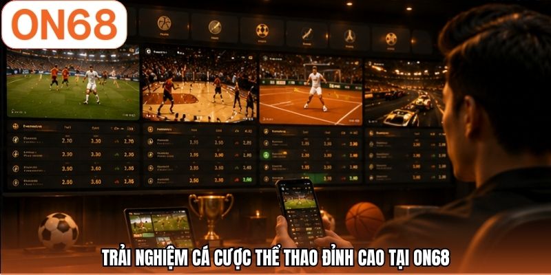 Trải nghiệm cá cược thể thao đỉnh cao tại ON68